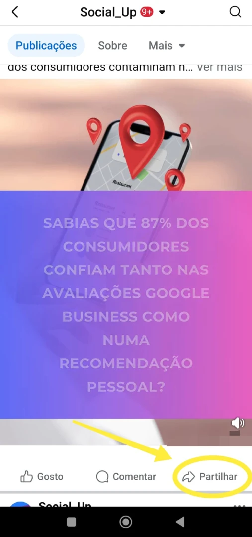 Socialup como saber link facebook 3
