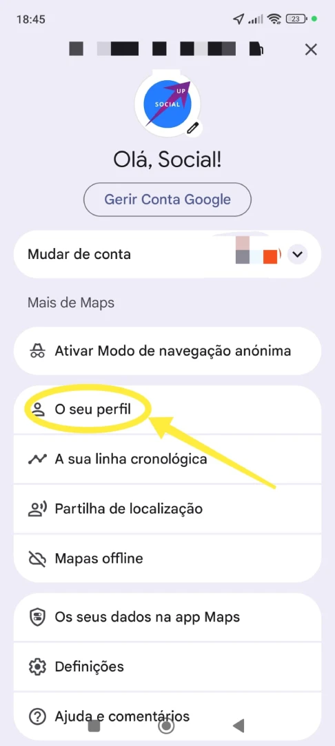 Socialup como saber link googe business 2