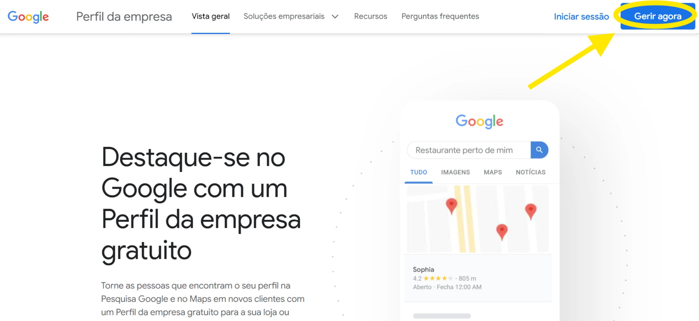 Socialup como saber link google business