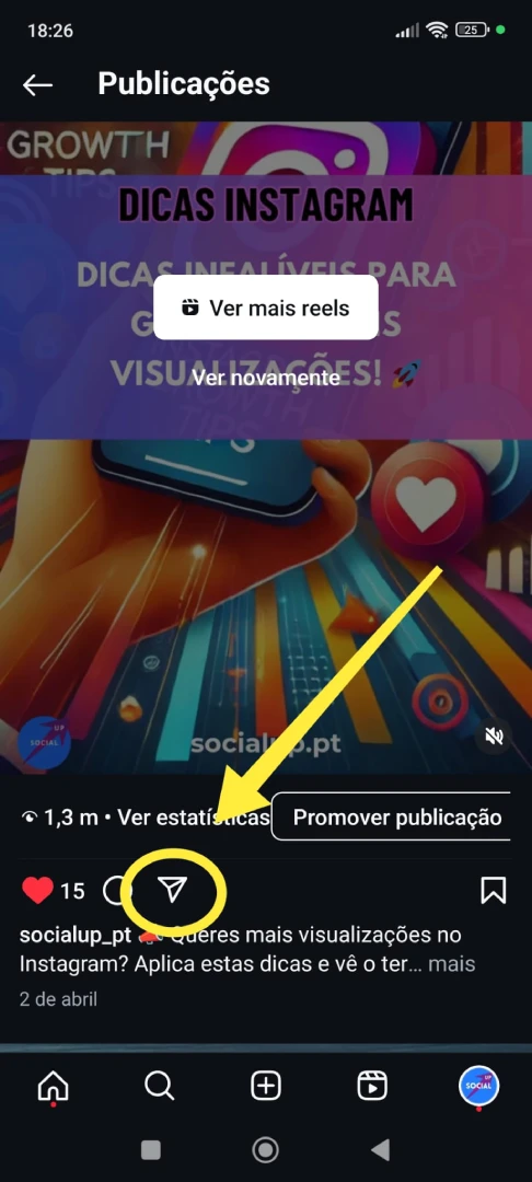 Socialup como saber link instagram 2 1