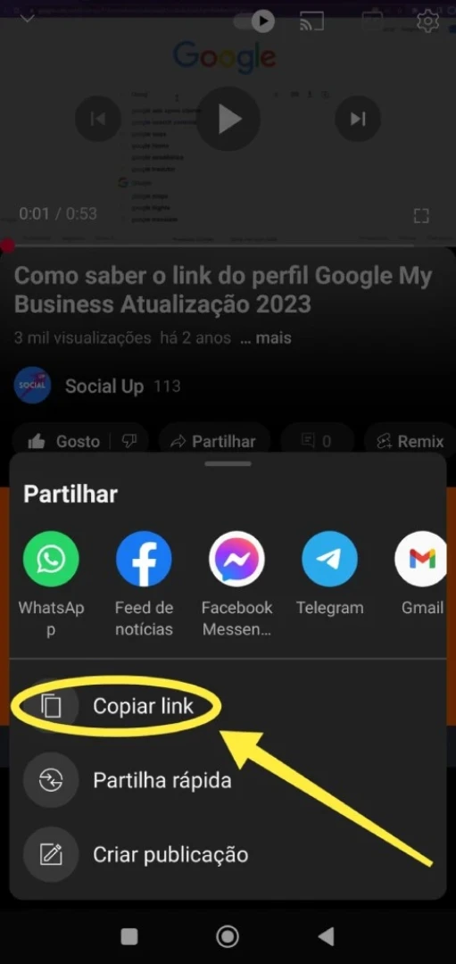 Socialup como saber link youtube 2 3
