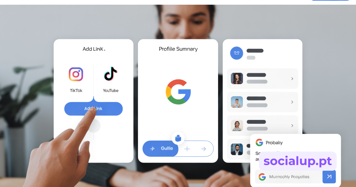 Google Business Profile Posts Links Redes Portugal