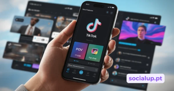 Novas funções no TikTok: POV, Fan Club e mais