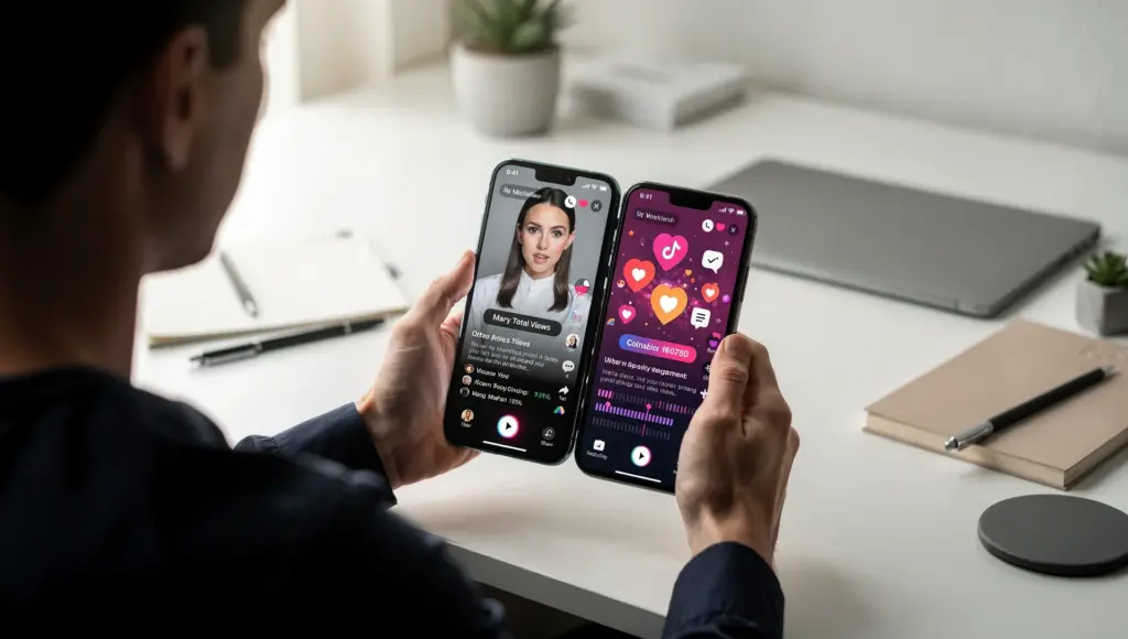 Socialup pouca interacao no tiktok 2